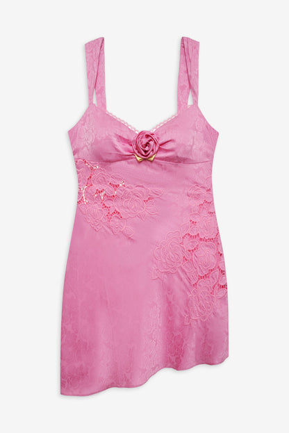 For Love and Lemons Claudia Mini Dress - Pink