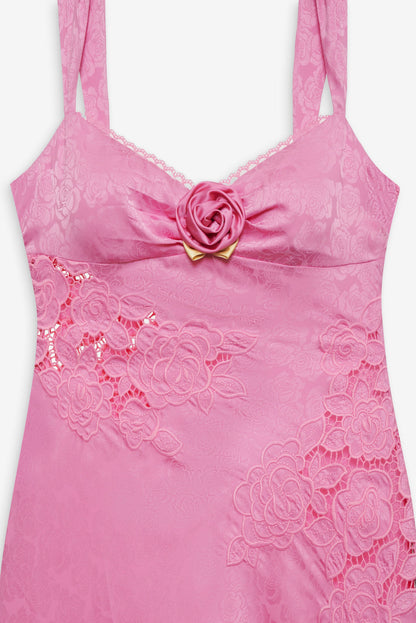 For Love and Lemons Claudia Mini Dress - Pink