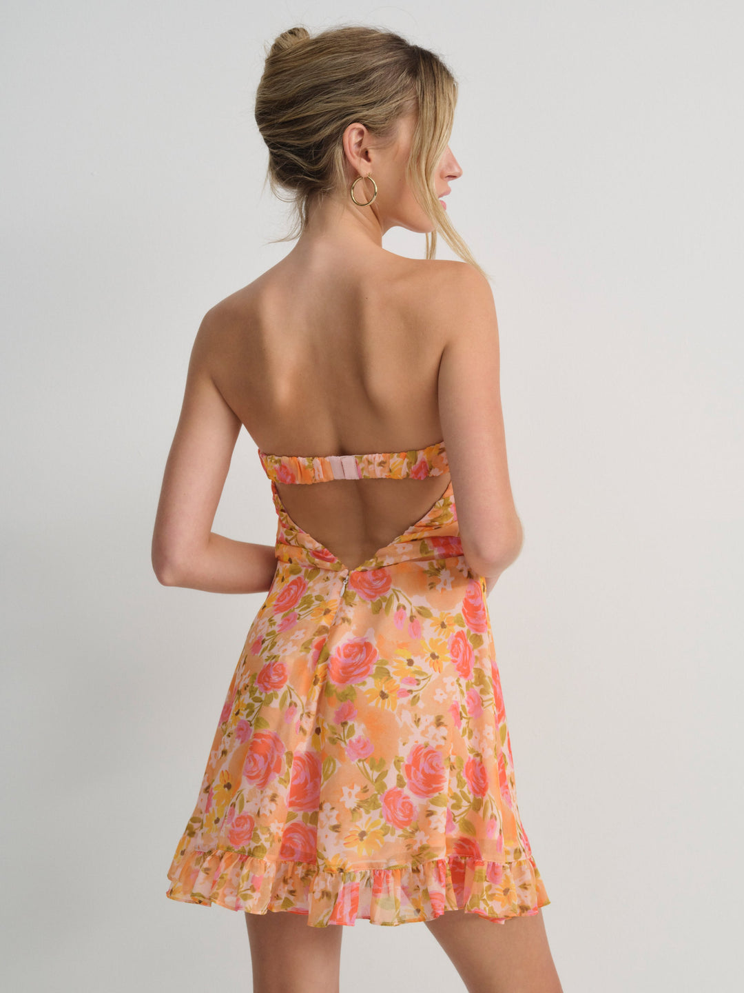 For Love and Lemons Teagan Mini Dress - Yellow