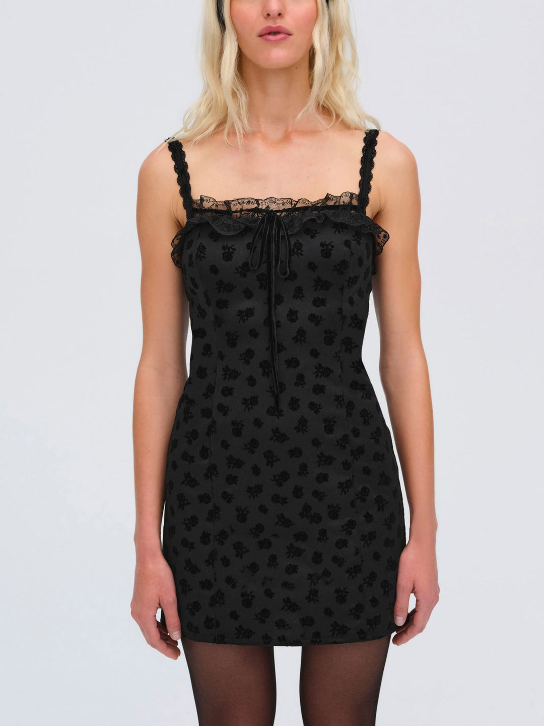 For Love and Lemons Claira Mini Dress - Black