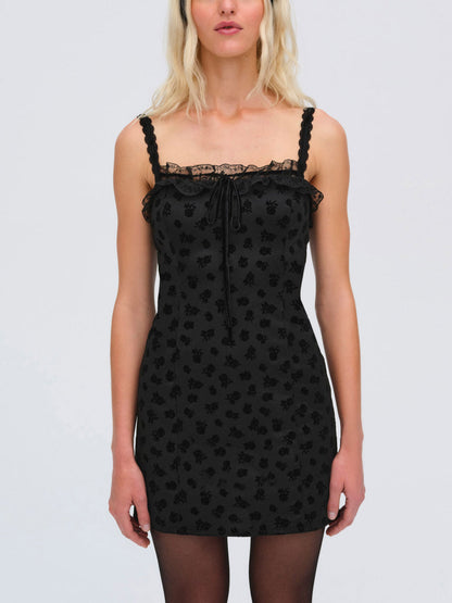 For Love and Lemons Claira Mini Dress - Black