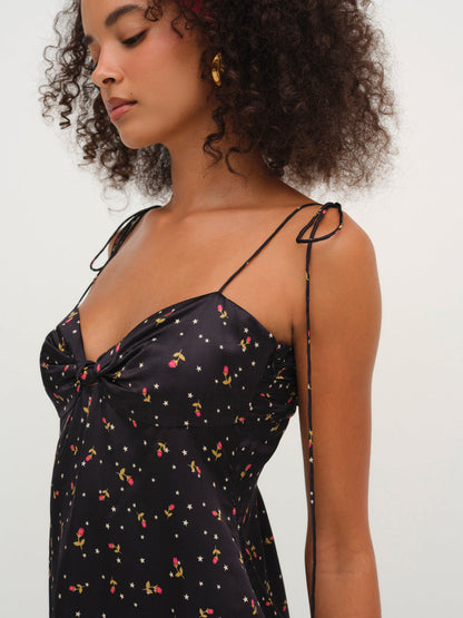 For Love and Lemons Adira Mini Dress - Black