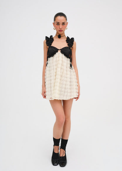For Love and Lemons Poppy Mini Dress - Ivory