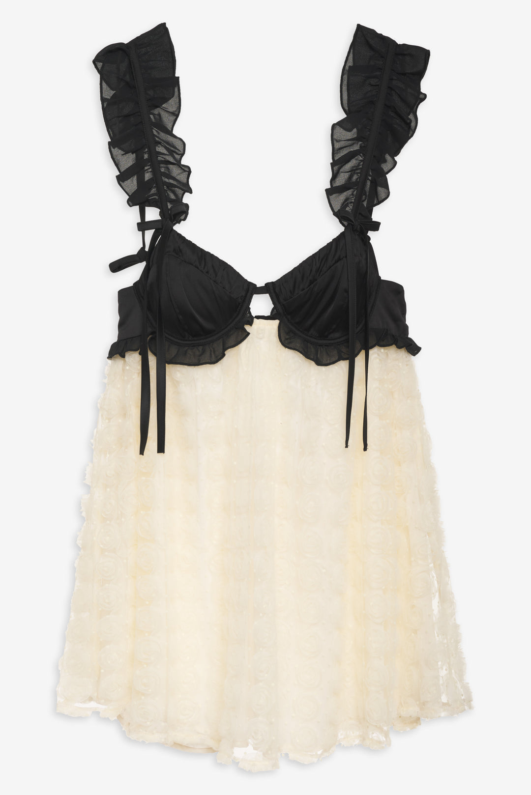 For Love and Lemons Poppy Mini Dress - Ivory