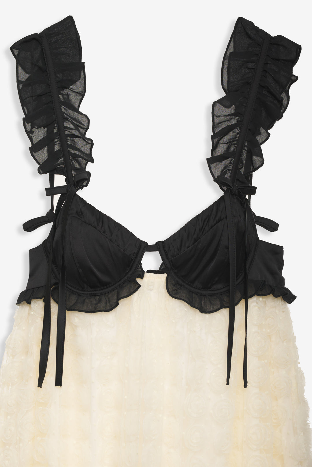 For Love and Lemons Poppy Mini Dress - Ivory