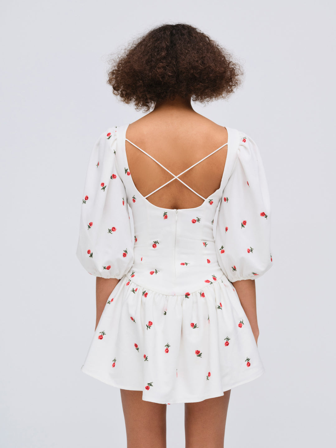 For Love and Lemons Talia Mini Dress - Cream