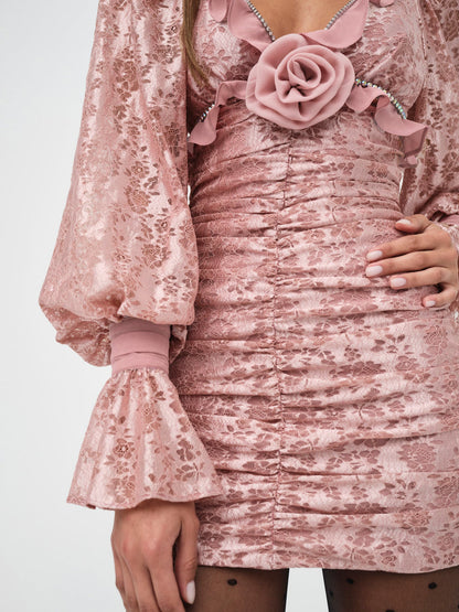 For Love and Lemons Shawn Mini Dress - Pink