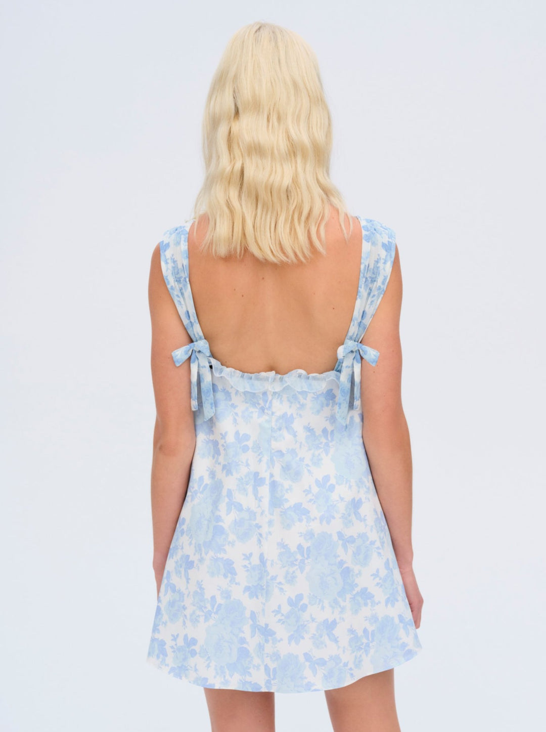 For Love and Lemons Oliver Mini Dress - Blue