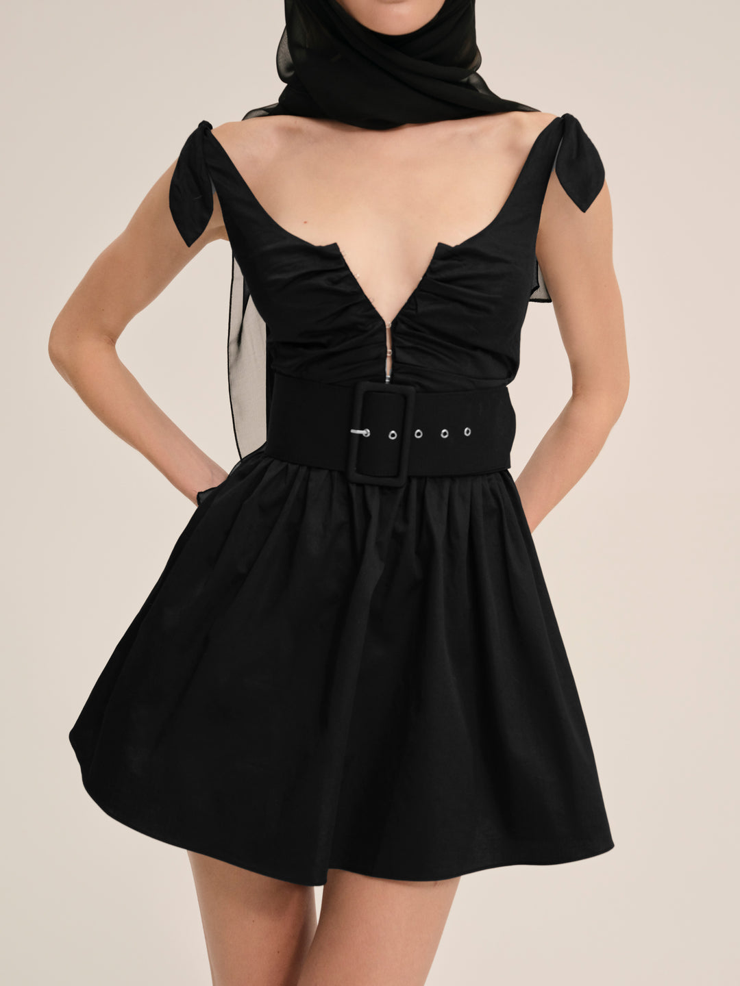 For Love and Lemons Quinne Mini Dress - Black