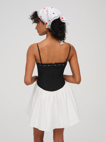 For Love and Lemons Annabella Mini Dress - Black