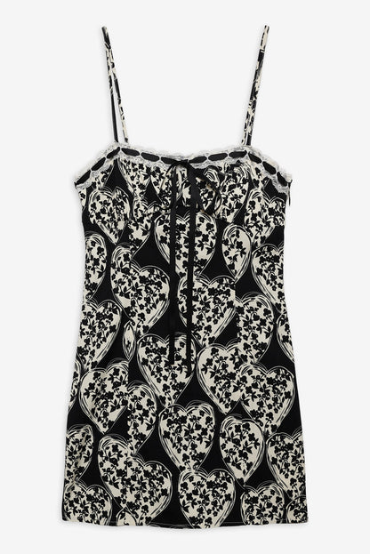 For Love and Lemons Claire Mini Dress - Black