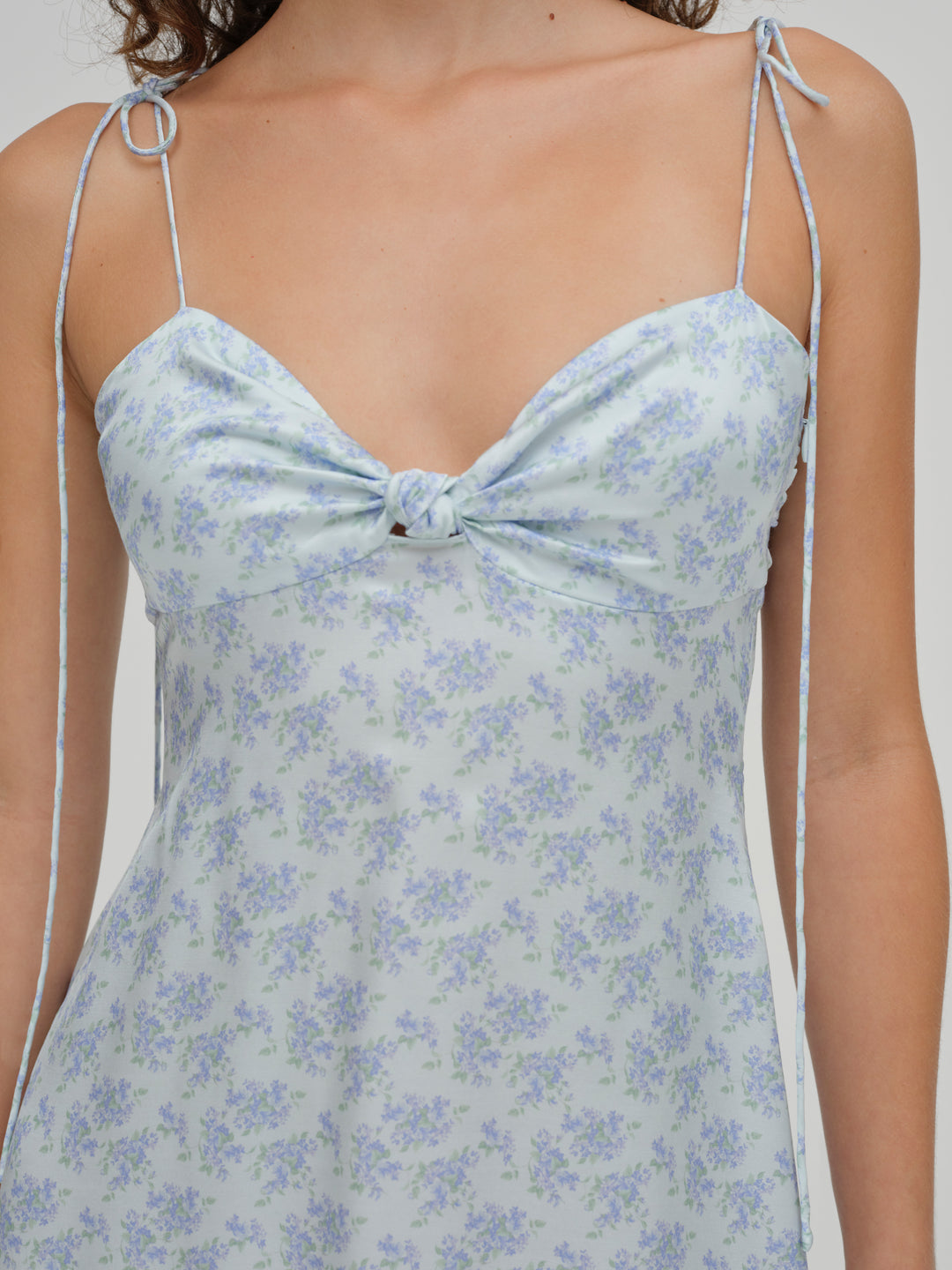 For Love and Lemons Adira Mini Dress - Blue