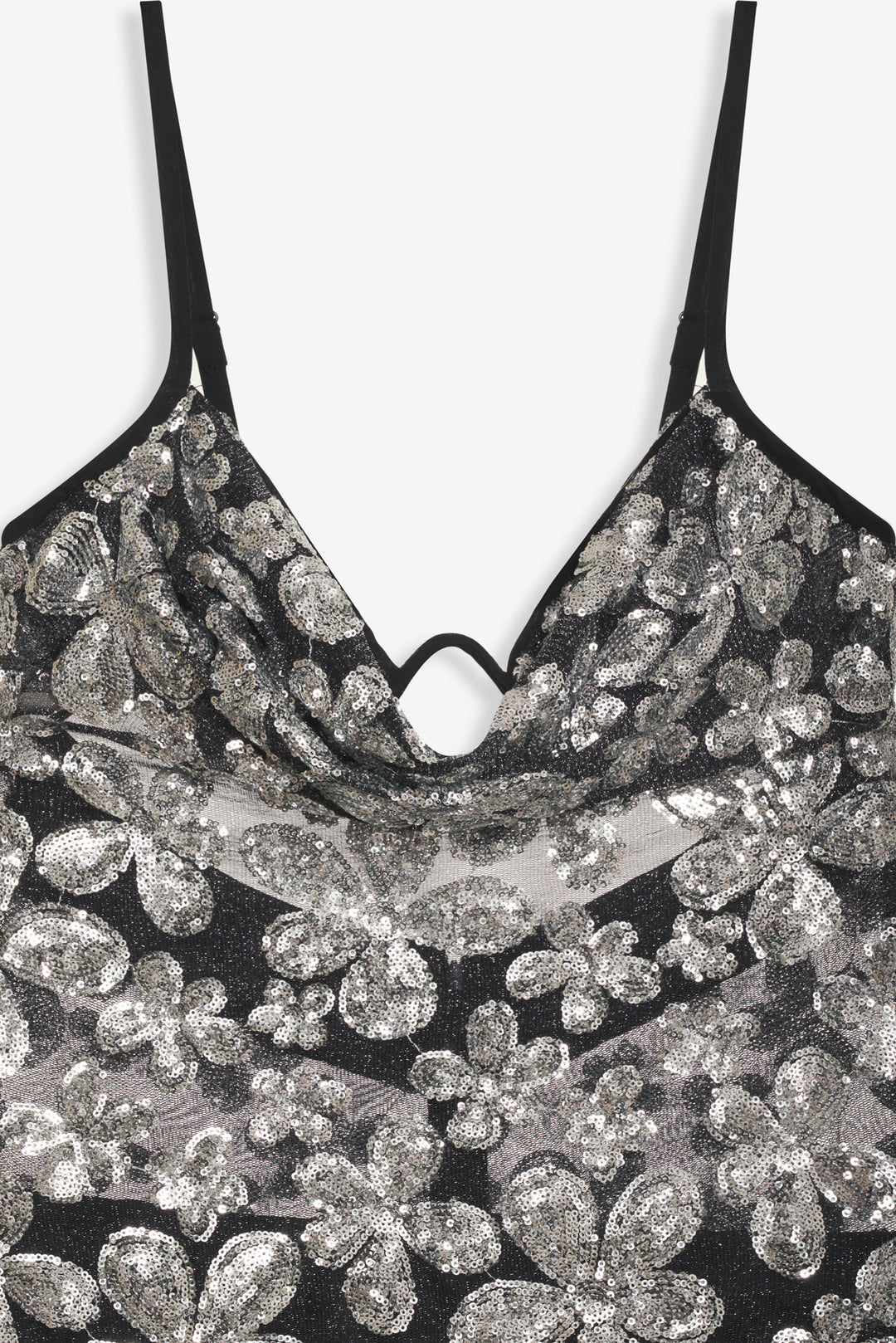 For Love and Lemons Colette Mini Dress - Silver