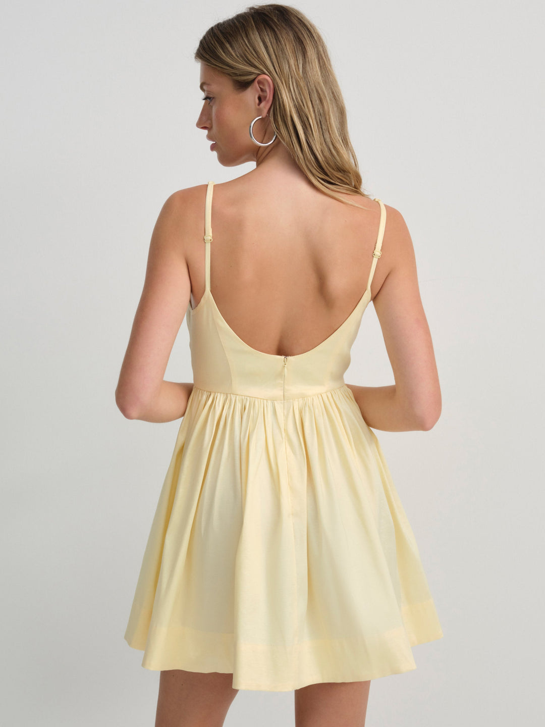 For Love and Lemons Doris Mini Dress - Yellow
