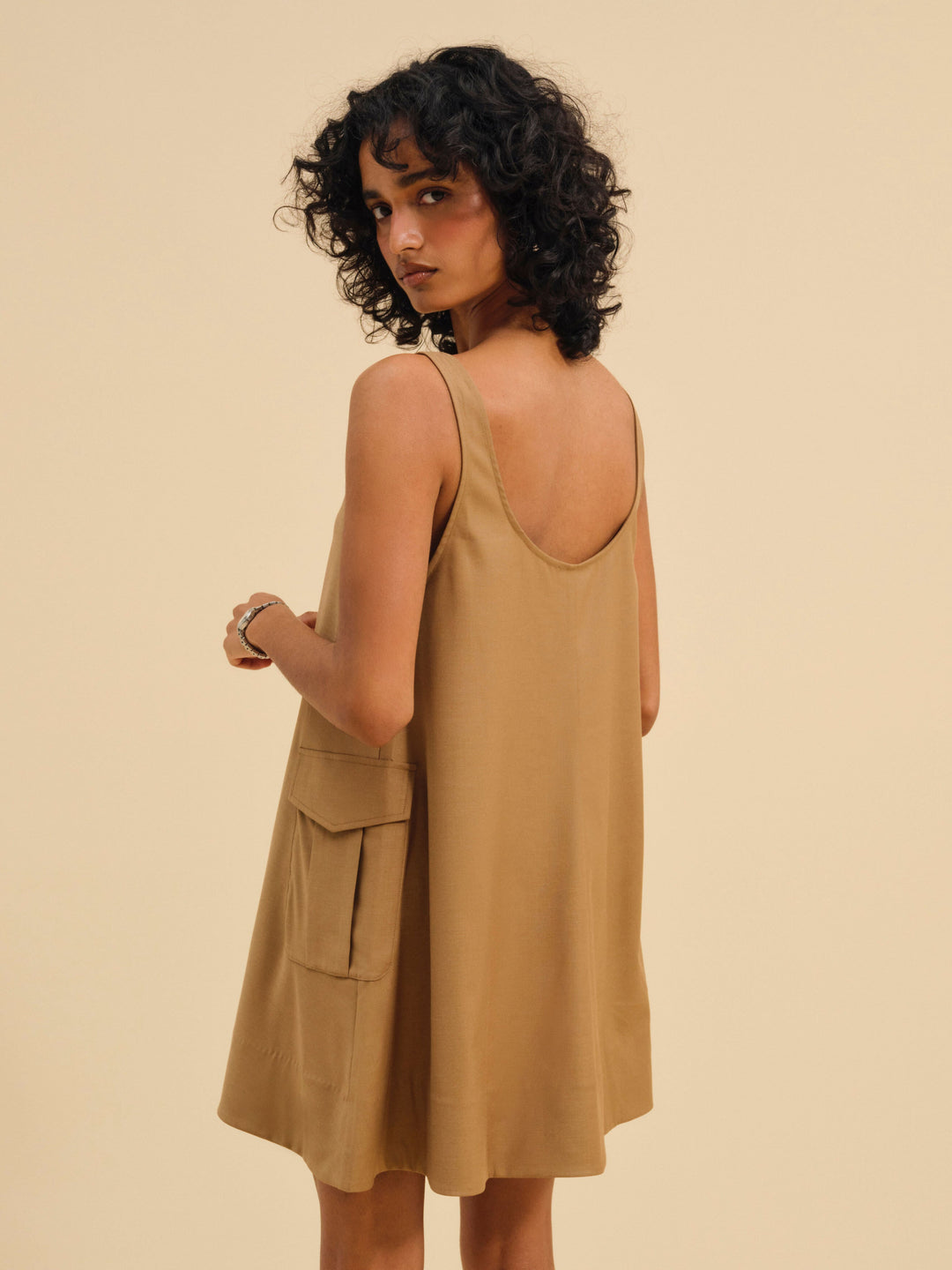 For Love and Lemons Elanah Mini Dress - CAMEL