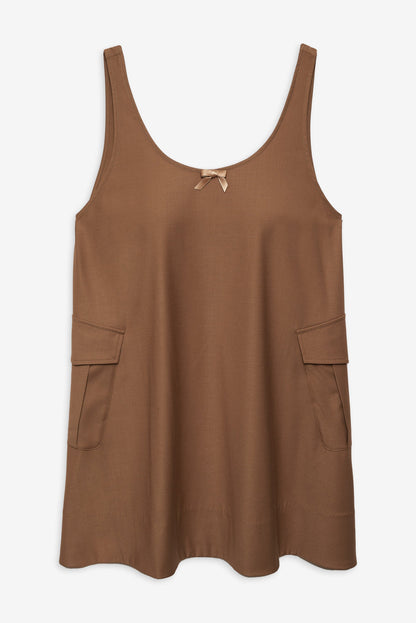 For Love and Lemons Elanah Mini Dress - CAMEL