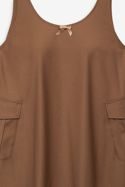 For Love and Lemons Elanah Mini Dress - CAMEL