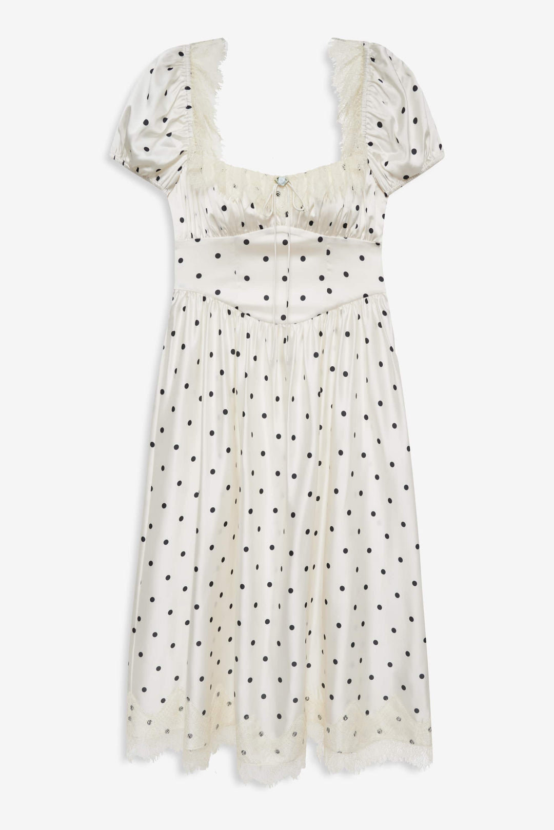 For Love and Lemons Ines Midi Dress - Cream