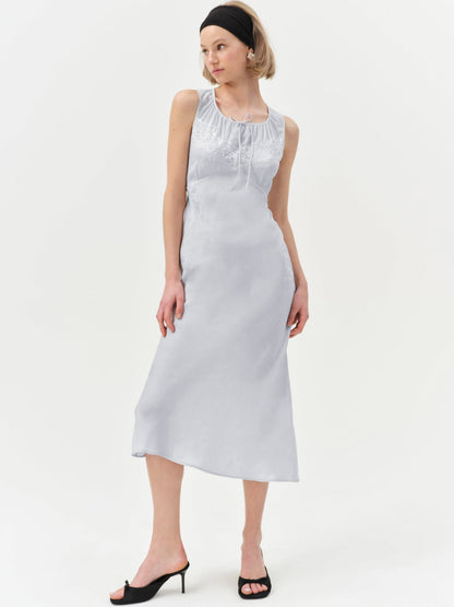 For Love and Lemons Madalie Midi Dress - Blue