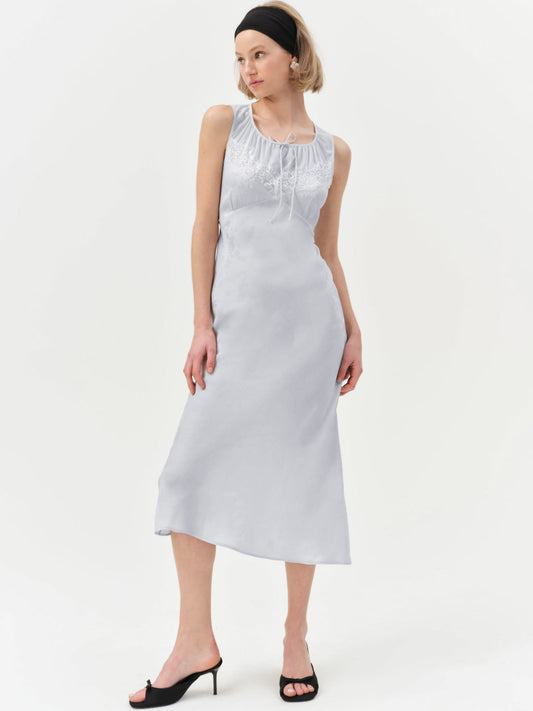 For Love and Lemons Madalie Midi Dress - Blue