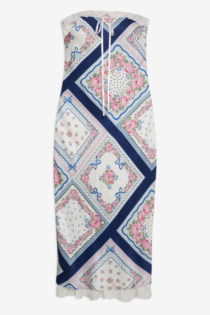 For Love and Lemons Daisy Mae Midi Dress - Blue