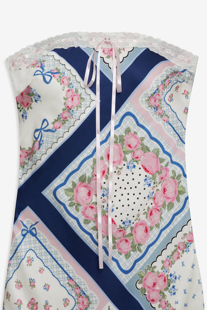 For Love and Lemons Daisy Mae Midi Dress - Blue