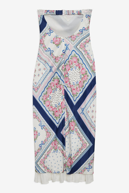 For Love and Lemons Daisy Mae Midi Dress - Blue