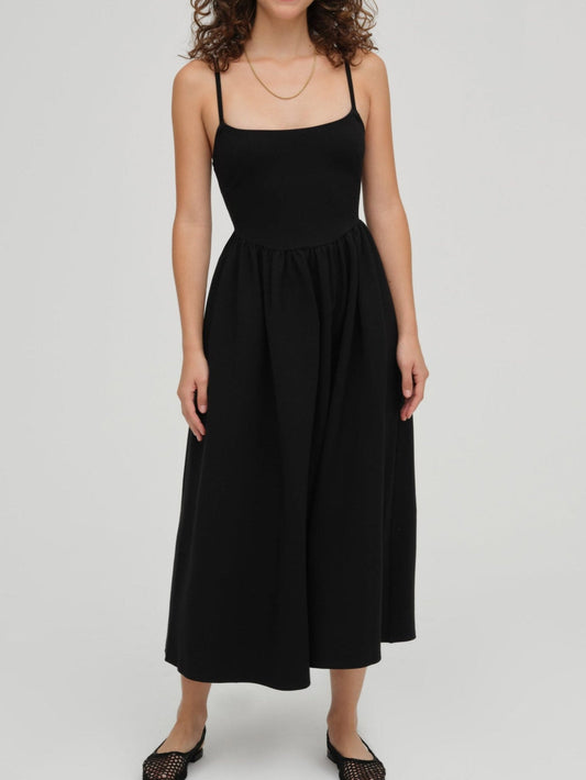 For Love and Lemons Wilhelmina Midi Dress - Black