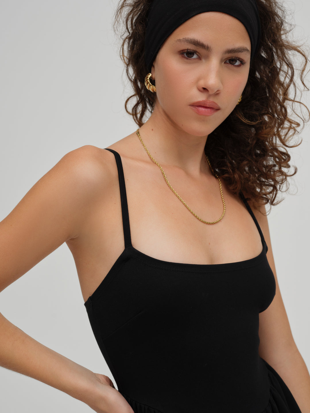 For Love and Lemons Wilhelmina Midi Dress - Black