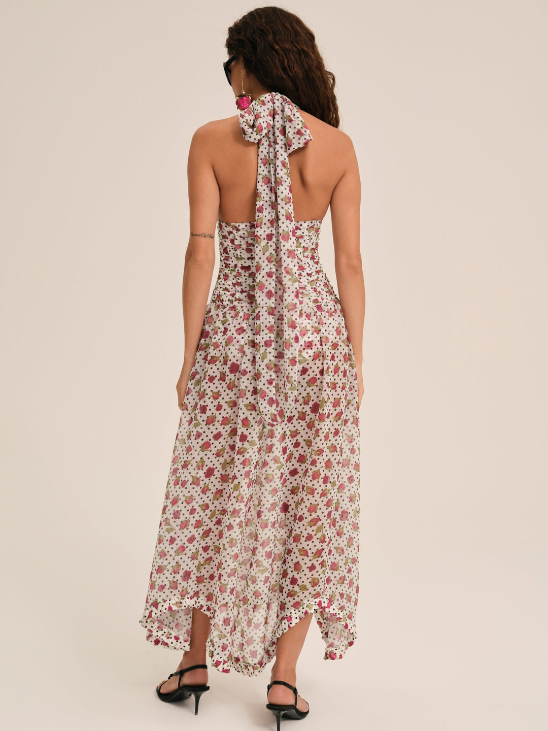 For Love and Lemons Betty Bud Maxi Dress - White