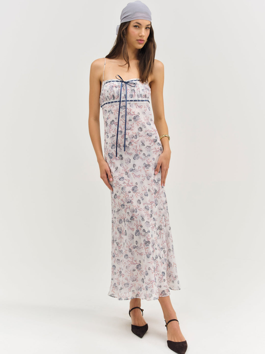 For Love and Lemons Midsummer Midi Dress - White
