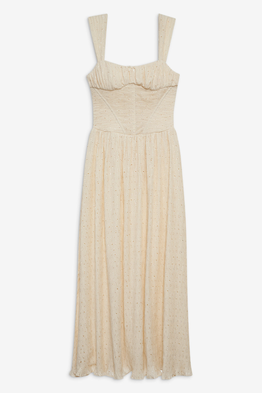 For Love and Lemons Erika Bustier Maxi Dress - Natural