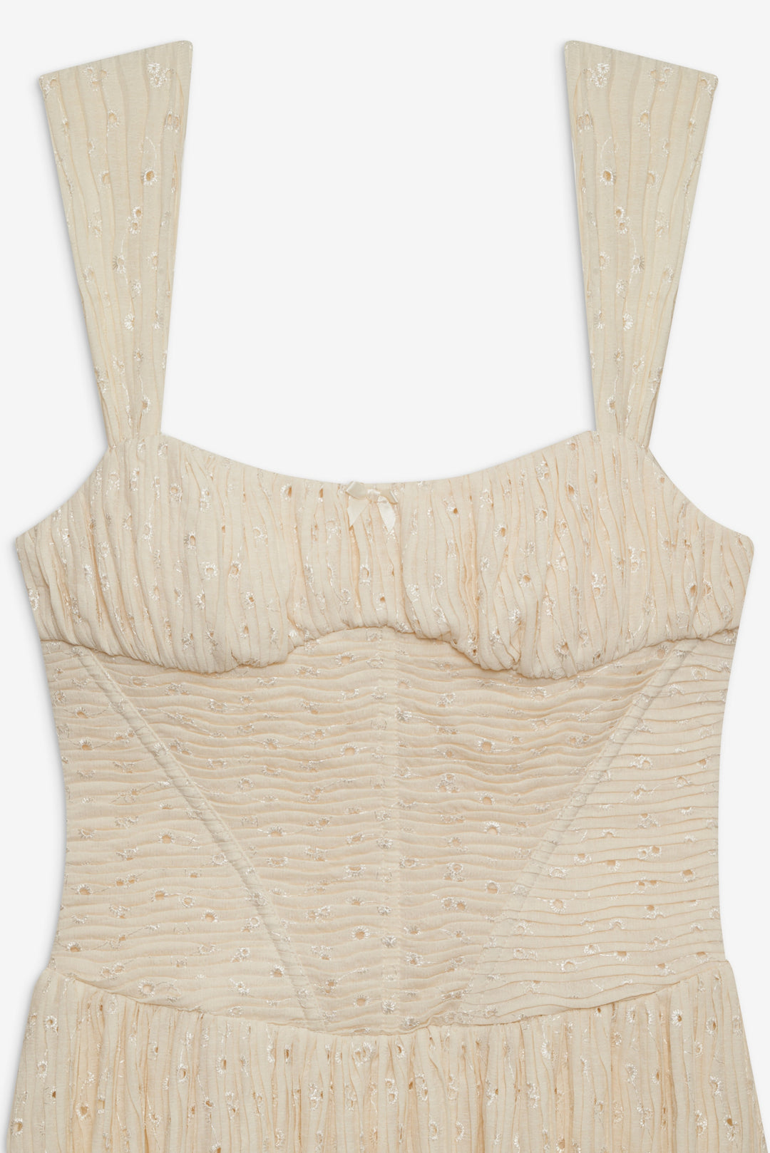 For Love and Lemons Erika Bustier Maxi Dress - Natural