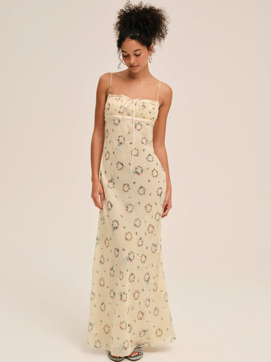 For Love and Lemons Midsummer Maxi Dress - Yellow