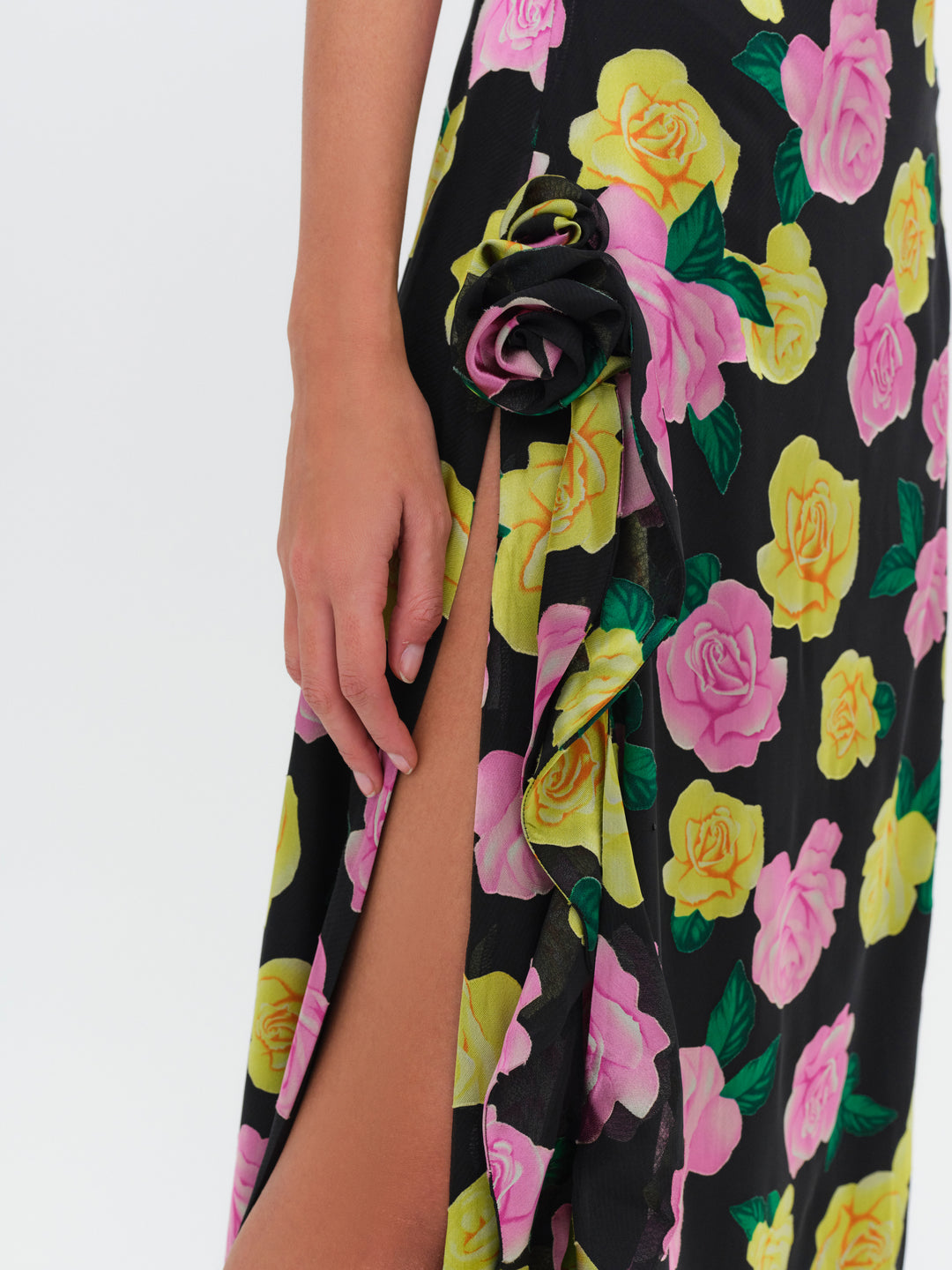 For Love and Lemons Madison Strapless Maxi Dress - Black