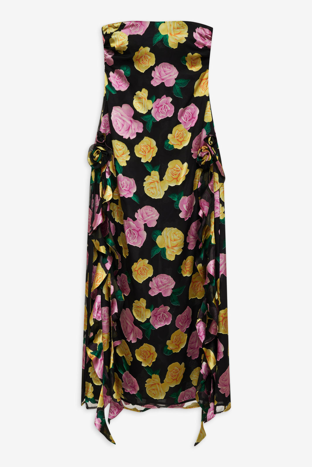 For Love and Lemons Madison Strapless Maxi Dress - Black