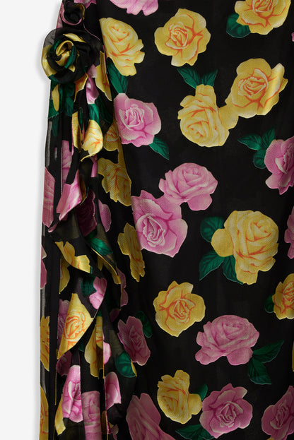 For Love and Lemons Madison Strapless Maxi Dress - Black