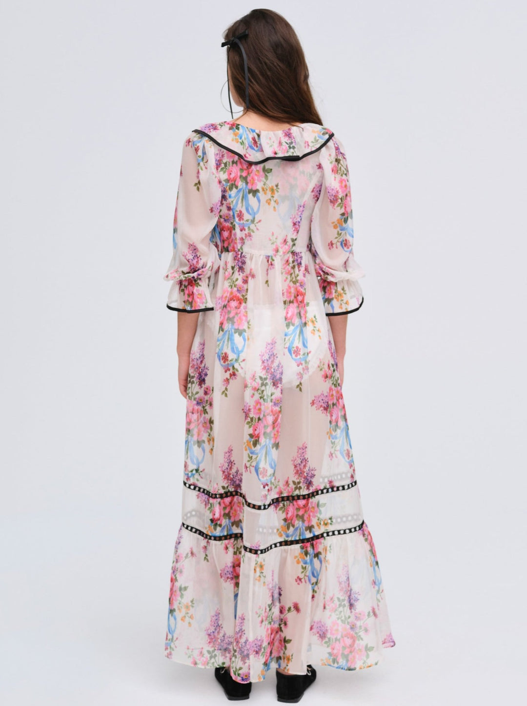 For Love and Lemons Severine Maxi Dress - Multi